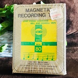Rare Le-Bo 8-Track Recording Tape Cartridge